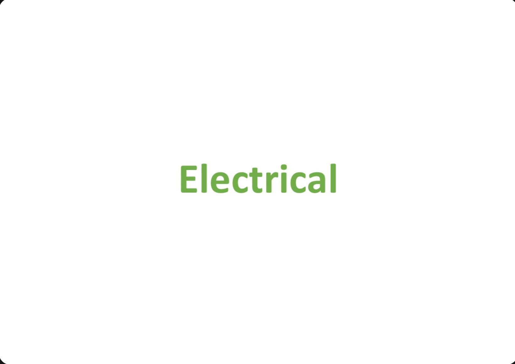 Electrical Systems